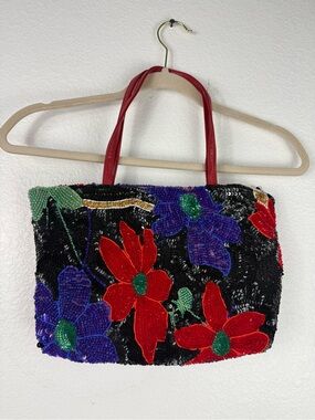 Vintage Christiana bag sequins shoulder bag